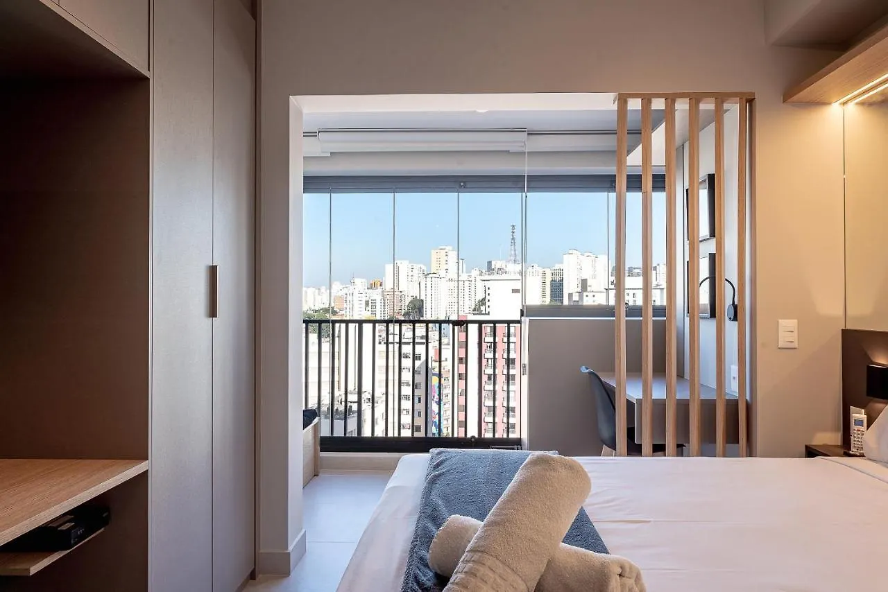 Apartament Studio 16º Andar, Piscina Aquecida, A/C Em 6X Sem Juros