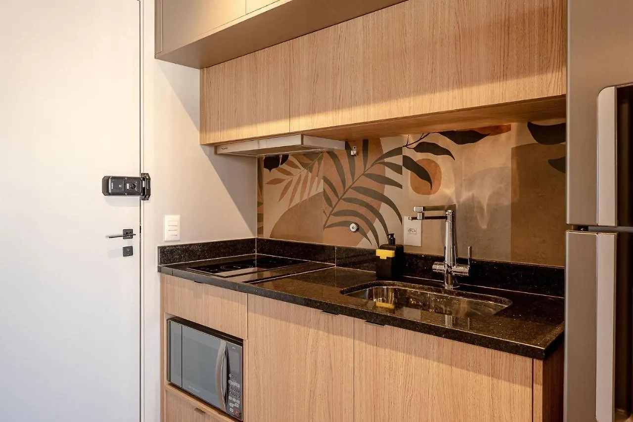 Studio 16º Andar, Piscina Aquecida, A/C Em 6X Sem Juros Apartament São Paulo