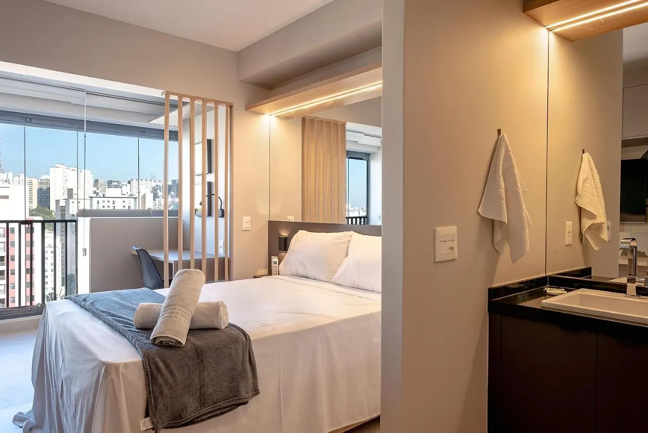 Studio 16º Andar, Piscina Aquecida, A/C Em 6X Sem Juros Apartamento São Paulo